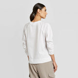 Prologue Women's Ruched Raglan 3/4-Sleeve Crewneck T-Shirt