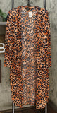 G by Giuliana Women's Printed Stretch Hacci Slub Knit Duster Cardigan