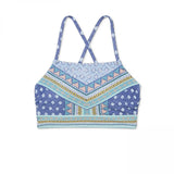 Xhilaration Women's Square Neck High Neck Bikini Top