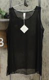 MarlaWynne WynneLayers Women's Plus Size Chiffon Tunic Tank Top