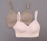 Rhonda Shear 2 Pack Mesh Back Detail Molded Cup Bras Mocha / Pink Small