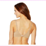 Nearly Nude Women's Seamless Wirefree Bra With Lace Trim