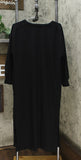 Prologue Women's Casual Fit Long Sleeve Boat Neck Midi Shift Dress