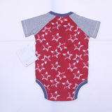 Burt's Bees Baby Painted Stars Organic Cotton Henley Bodysuit