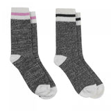C9 Champion Women's 2 Pack Duo Dry Striped Soft Crew Socks