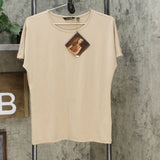 IMAN Women's 2 Pack City Chic Short Sleeve T-Shirts