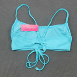 Xhilaration Women's Ribbed Bralette Bikini Top
