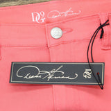 DG2 by Diane Gilman Women's Virtual Stretch Skinny Jeans. Coral 16