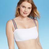 Xhilaration Women's Ribbed Bralette Bikini Top