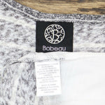 Bobeau Plus Size Caty Slub Knit Mixed Media Two-Fer Henley T-Shirt