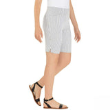 Hilary Radley Women's Stretch Pull On Bermuda Shorts