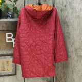 MarlaWynne Women's Reversible Lightweight Quilted Coat