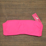 Xhilaration Women's Bandeau Bikini Top Pink XS (00)