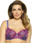 Paramour Women's Ellie Embroidery Unlined Demi Underwire Bra