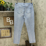 DG2 by Diane Gilman Women's Tall Classic Stretch Boucle Stripe Skinny Jeans