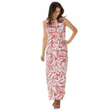 Denim & Co. Women's Perfect Jersey A-Line Maxi Dress With Keyhole Detail