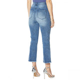 NWT DG2 By Diane Gilman Classic Stretch Star Needle Punch Cropped Jean. 728489 6
