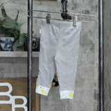 Burt's Bees Crazy Bunch Organic Baby Bananas Bodysuit & Pant Set Gray 3M-6M