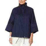 NWT MarlaWynne Womens Canvas Drama Snap Front Jacket With Pockets. 638793