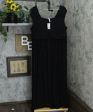 NY Collection Plus Size Sleeveless Ruched Empire Waist Maxi Dress