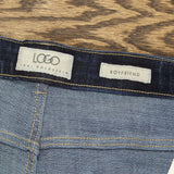 LOGO by Lori Goldstein Plus Size Boyfriend Jeans With Stylized Pockets