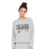 Nite Gear Women's Not Today Cupid Cozy Pajama Top