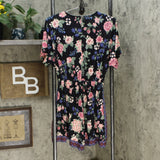 Colleen Lopez Women's Knit Short-Sleeve Romper With Pockets