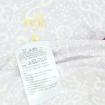 Belle by Kim Gravel Women's TripleLuxe Knit Faux Wrap Top Tassles