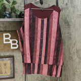 DG2 by Diane Gilman Women's Printed Media Easy Tank Top Wine Snake 3X