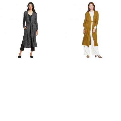 A New Day Women's Belted Long Sleeve Duster Cardigan