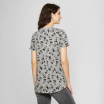 Disney Women's Short Sleeve Mickey Mouse Print T-Shirt