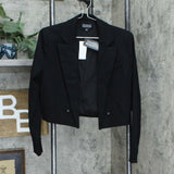 NWT Danielle Bernstein Women's Cropped Blazer Jacket. 719J103 Small