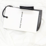 Who What Wear Womens Short Sleeve Belted Tiered Dress 78412667 White M