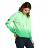 Doe Women's St. Patrick's Day Clover Dip Dye Hoodie Sweatshirt