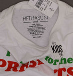 Fifth Sun Youth I'm In It For The Present Christmas T-Shirt White Small