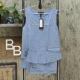 DG2 by Diane Gilman Women's SoftCell Chambray Easy Tank Top
