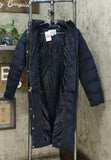 Cole Haan Women's Box Quilt Down Puffer Coat Navy XS