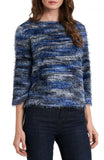 Vince Camuto Women's 3/4 Sleeve Eyelash Knit Sweater
