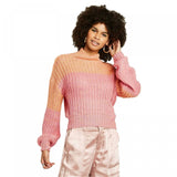 Wild Fable Women's Long Sleeve Mock Turtleneck Ombre Sweater
