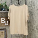 IMAN Women's City Chic Short Sleeve T-Shirt With Necklace