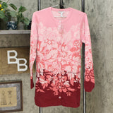 Isaac Mizrahi Live! Women's Engineered Floral Jacquard Cardigan