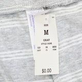 Stars Above Womens Striped Knit Stretch Pajama Sleep Shorts 1629E Gray Striped M