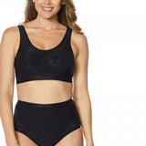 Rhonda Shear Plus Size Jacquard Ahh Bra With Removable Pads