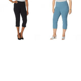 Antthony Women's Plus Size Boss Lady Tummy Smoothing Pedal Pusher Pants