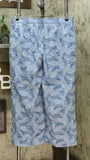DG2 by Diane Gilman Women's Petite Palm SoftCell Chambray Wide Leg Pants PXL