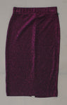 Wild Fable Women's Shiny Knit Stretch Bodycon Midi Skirt With Back Slit