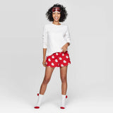 Wondershop Women's 4 Piece Santa Gift Pajama Set