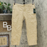 NWT Lauren Ralph Lauren Womens Straight-Leg Cropped Pants. 200726908002 8