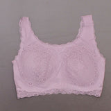 Rhonda Shear Women's Stretch Lace Overlay Bra