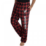 Pjammy Marvel Comics Men's Spider-Man Plaid Loungewear Pajama Pants